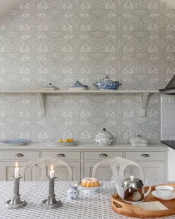 A-Street Prints Hidden Treasures African Marigold Wallpaper - White