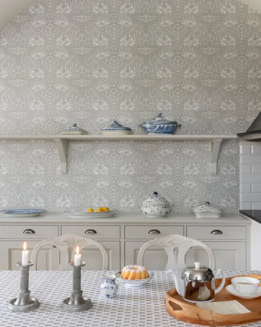 A-Street Prints Hidden Treasures African Marigold Wallpaper - White