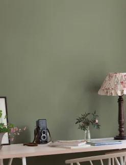 A-Street Prints Hidden Treasures Parget Skog Wallpaper - Olive