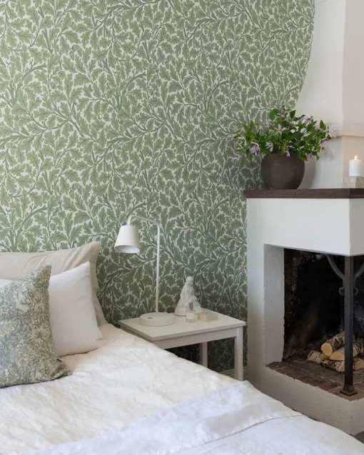A-Street Prints Hidden Treasures Oak Tree Wallpaper - Green