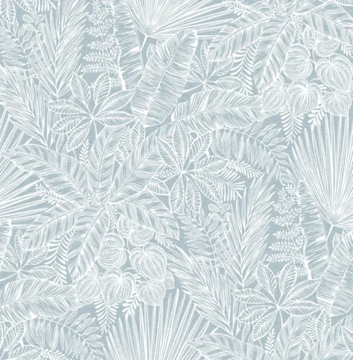 A-Street Prints Middleton Vita Wallpaper - Blue