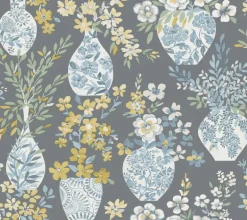 A-Street Prints Middleton Harper Wallpaper - Grey