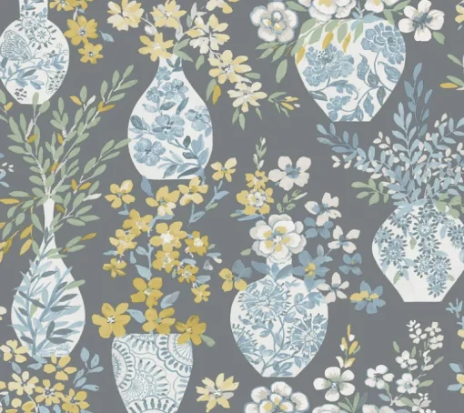 A-Street Prints Middleton Harper Wallpaper - Grey