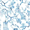A-Street Prints Middleton Serena Wallpaper - Blue