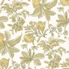 A-Street Prints Middleton Cecilia Wallpaper - Honey