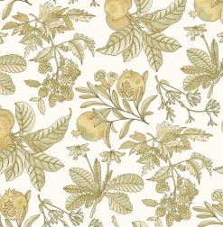 A-Street Prints Middleton Cecilia Wallpaper - Honey