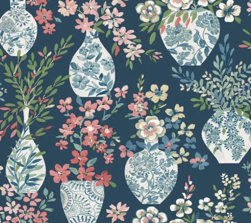 A-Street Prints Middleton Harper Wallpaper - Teal