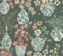 A-Street Prints Middleton Harper Wallpaper - Green