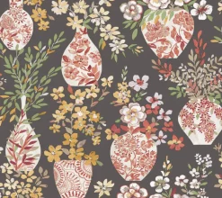 A-Street Prints Middleton Harper Wallpaper - Brown
