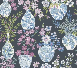 A-Street Prints Middleton Harper Wallpaper - Charcoal