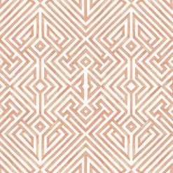A-Street Prints Middleton Lyon Wallpaper - Coral