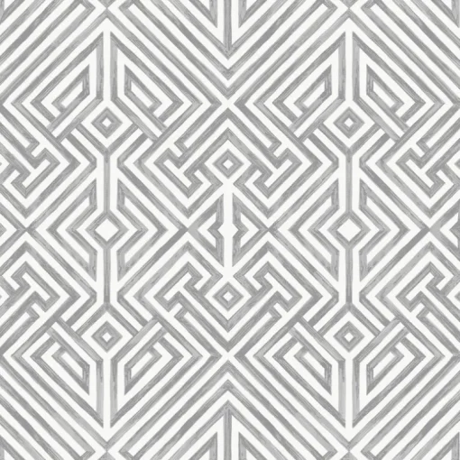 A-Street Prints Middleton Lyon Wallpaper - Grey