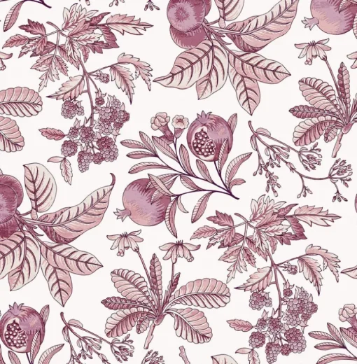 A-Street Prints Middleton Cecilia Wallpaper - Purple