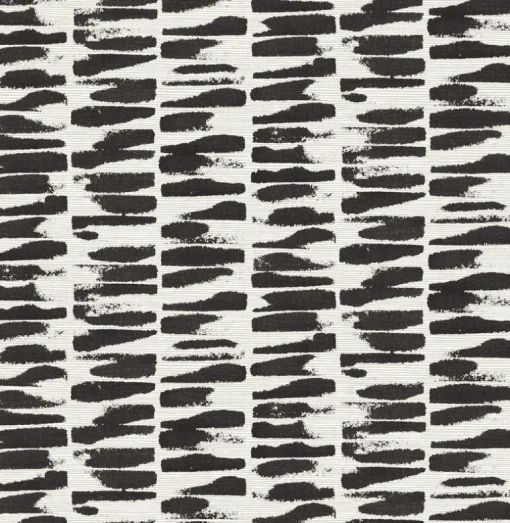 A-Street Prints Middleton Myrtle Wallpaper - Black