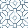 A-Street Prints Middleton Addis Wallpaper - Blue