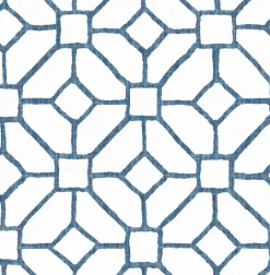 A-Street Prints Middleton Addis Wallpaper - Blue