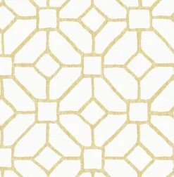 A-Street Prints Middleton Addis Wallpaper - Gold