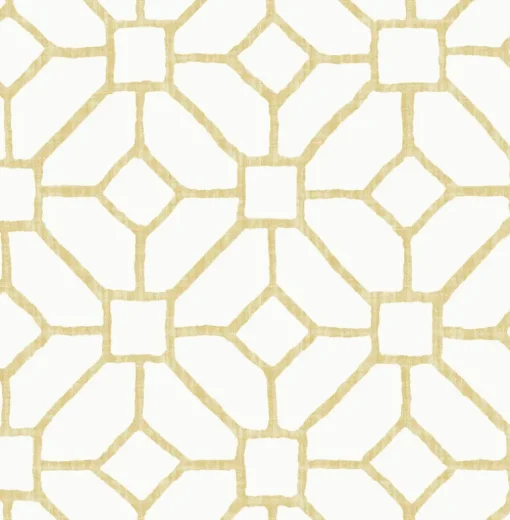 A-Street Prints Middleton Addis Wallpaper - Gold