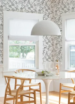 A-Street Prints Middleton Serena Wallpaper - Charcoal