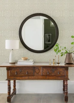 A-Street Prints Middleton Lyon Wallpaper - Gold