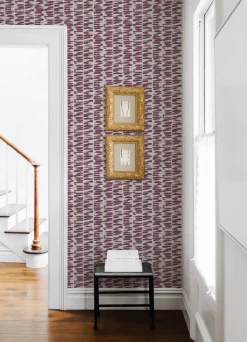 A-Street Prints Middleton Myrtle Wallpaper - Purple