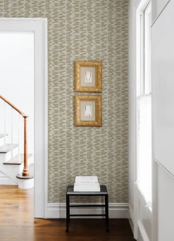 A-Street Prints Middleton Myrtle Wallpaper - Gold