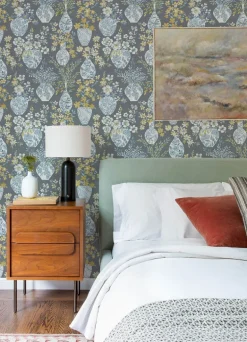 A-Street Prints Middleton Harper Wallpaper - Grey