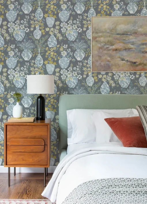 A-Street Prints Middleton Harper Wallpaper - Grey