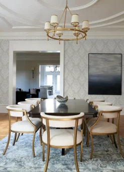 A-Street Prints Middleton Arlie Wallpaper - Light Grey