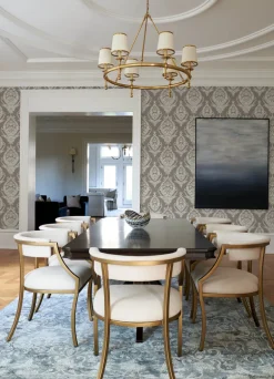 A-Street Prints Middleton Arlie Wallpaper - Grey