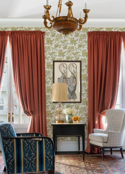 A-Street Prints Middleton Cecilia Wallpaper - Honey