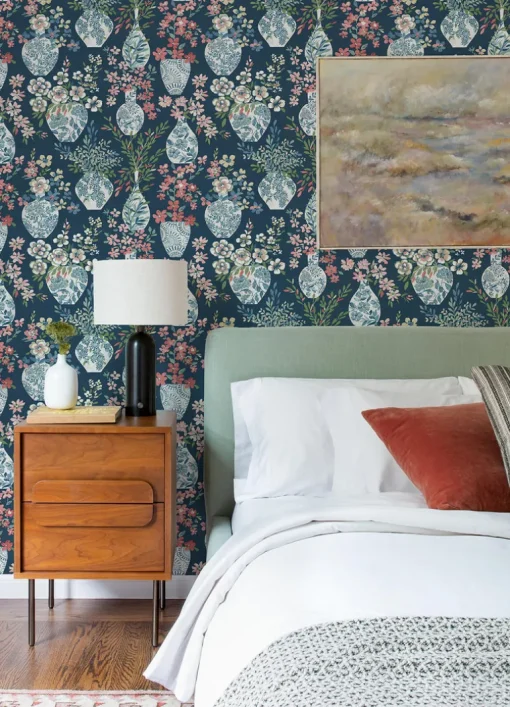 A-Street Prints Middleton Harper Wallpaper - Teal