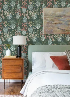 A-Street Prints Middleton Harper Wallpaper - Green