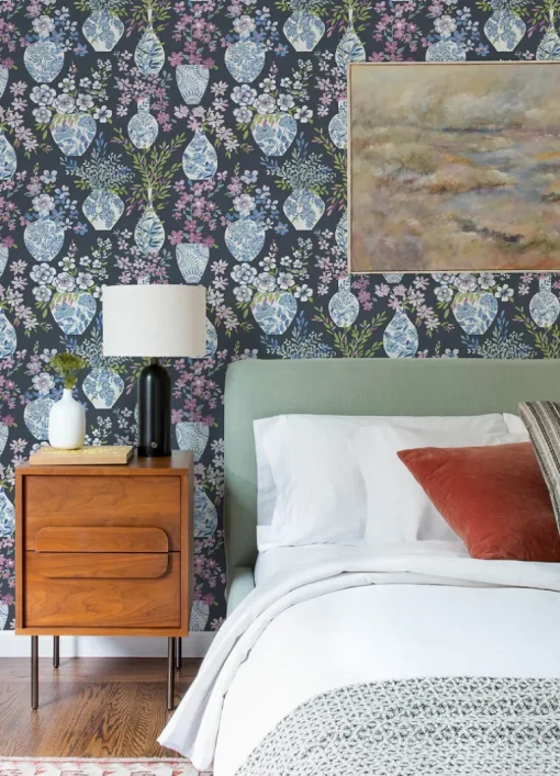 A-Street Prints Middleton Harper Wallpaper - Charcoal