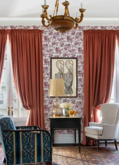 A-Street Prints Middleton Cecilia Wallpaper - Purple