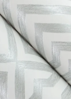 A-Street Prints Middleton Lyon Wallpaper - Silver