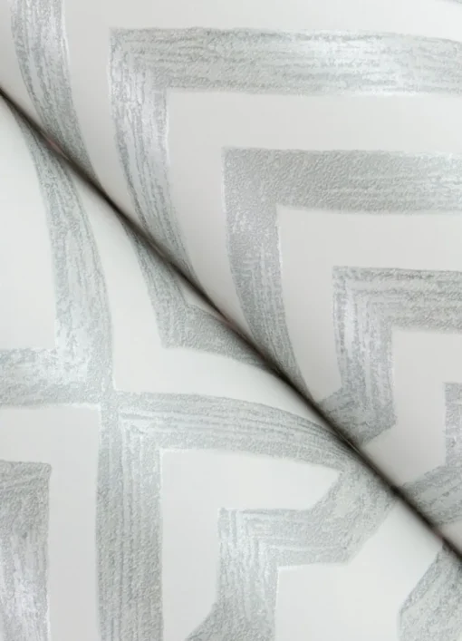 A-Street Prints Middleton Lyon Wallpaper - Silver
