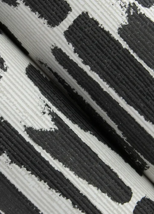 A-Street Prints Middleton Myrtle Wallpaper - Black