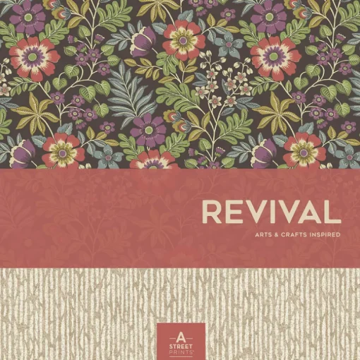 A-Street Prints Revival Ashbee Tweed Wallpaper - Taupe