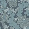 A-Street Prints Revival Butterfield Floral Wallpaper - Blue