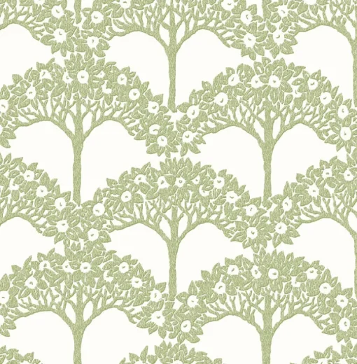 A-Street Prints Revival Dawson Wallpaper - Green