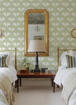 A-Street Prints Revival Dawson Wallpaper - Green