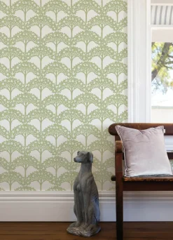 A-Street Prints Revival Dawson Wallpaper - Green