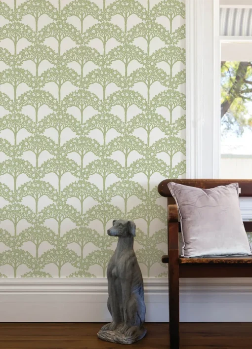 A-Street Prints Revival Dawson Wallpaper - Green