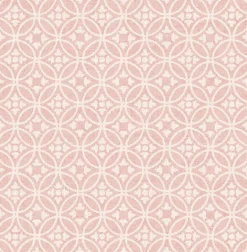 A-Street Prints Revival Larsson Ogee Wallpaper - Pink