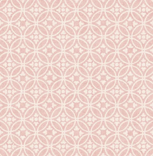 A-Street Prints Revival Larsson Ogee Wallpaper - Pink
