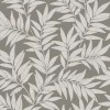 A-Street Prints Revival Morris Leaf Wallpaper - Dark Grey