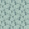 A-Street Prints Revival Robert Clover Wallpaper - Aqua