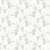 A-Street Prints Revival Robert Clover Wallpaper - Light Grey