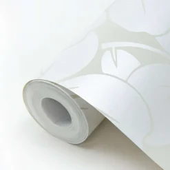 A-Street Prints Revival Robert Clover Wallpaper - Off White